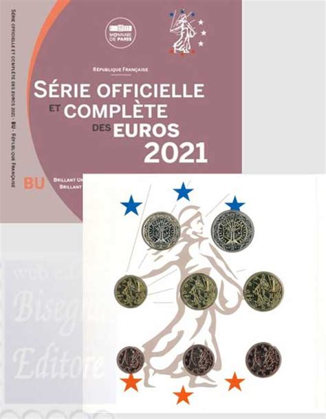 Monete Euro Confezione Ufficiale BU Francia Divisionale 2021 0