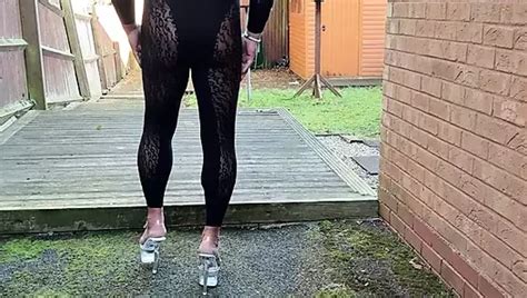 Crossdresser Kellycd In Pink Playsuit And Fishnets Nude Pics Xhamster