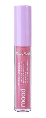 Batom L Quido Rosa Nude Matte Appreciation Ruby Rose Mood Mercadolivre