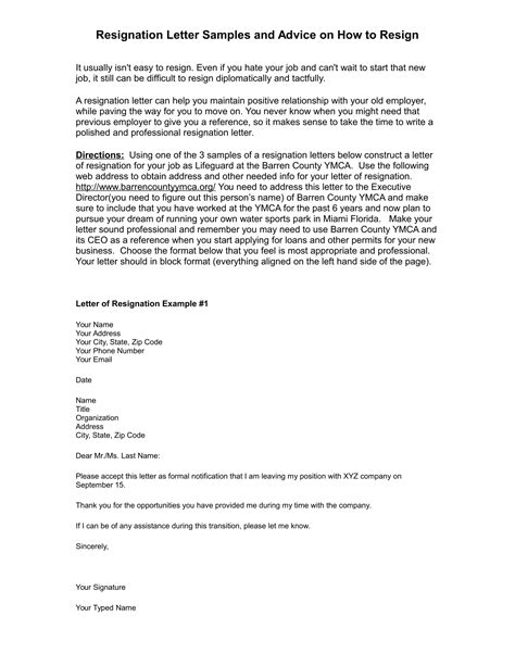 12 Employee Resignation Letter Examples To Download