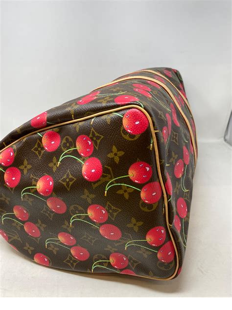 Louis Vuitton Cherry Keepall 50 Bag At 1stDibs Cherry Louis Vuitton