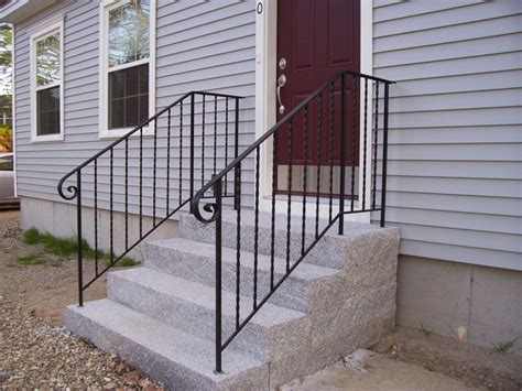 Wrought Iron Railings Simple Ribbon Style Wrought Iron Railing