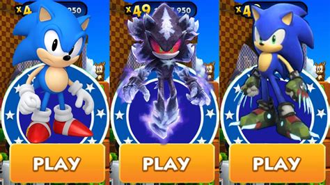 Sonic Dash Classic Sonic Vs Mephiles The Dark Vs Boscage Maze Sonic