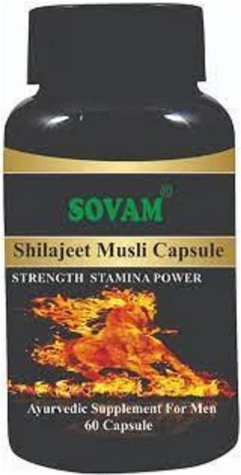 Shilajit Capsules 500 Mg Packaging Type Bottle 60 Capsule Tablet At