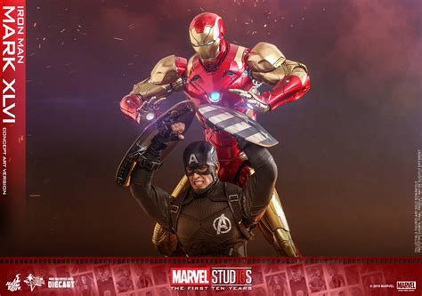 Marvel Studios The First 10 Years Concept Art Iron Man Figure By Hot Toys The Toyark News