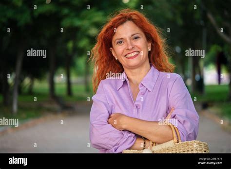 Redhead Mature Woman Hi Res Stock Photography And Images Alamy