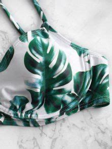 ZAFUL Palm Leaf Macrame Underwire Bikini Set In WHITE ZAFUL 2024