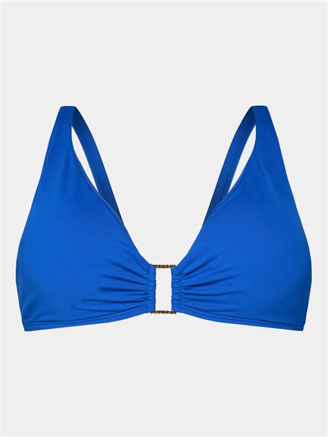 Lauren Ralph Lauren Góra od bikini 20401042 Niebieski Modivo pl