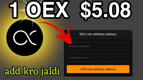 Satoshi Oex Link Wallet Address Withdrawal Openex