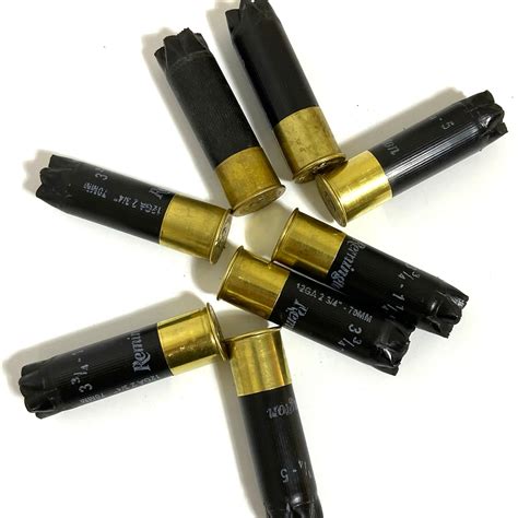 Remington Black Shotgun Shells 12 Gauge Hulls Used High Brass Casings