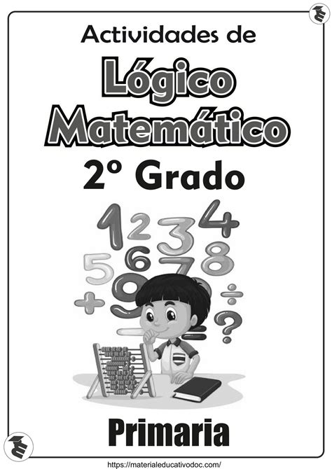 Cuaderno de Lógico Matemático 2º grado nivel primaria