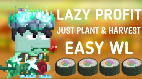 LAZY PROFT TRICK PROFIT GROWTOPIA EASY WL Growtopia YouTube