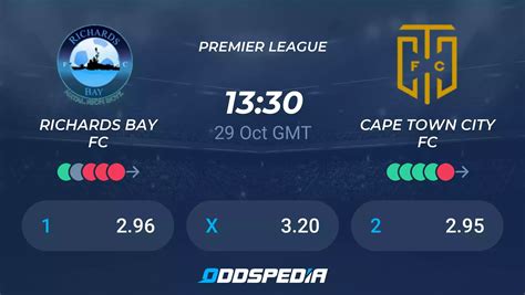 Richards Bay Fc Vs Cape Town City Fc Predictions Odds Live Score And Stats