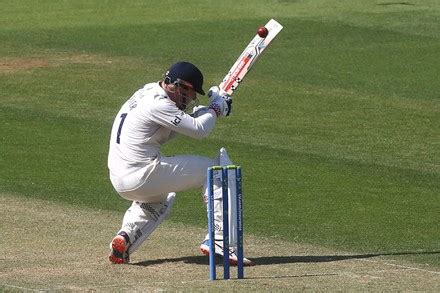 Essex Batsman Adam Rossington Batting Action Editorial Stock Photo