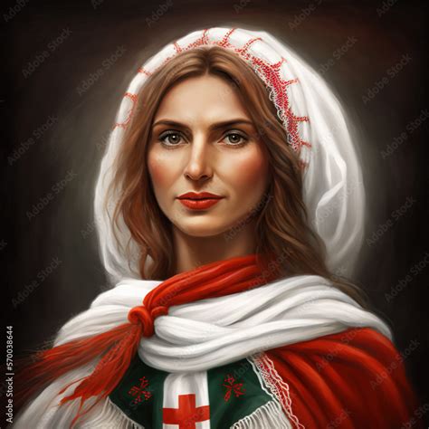 Baba Marta A Young Woman Celebrating The Festivity Generative Ai