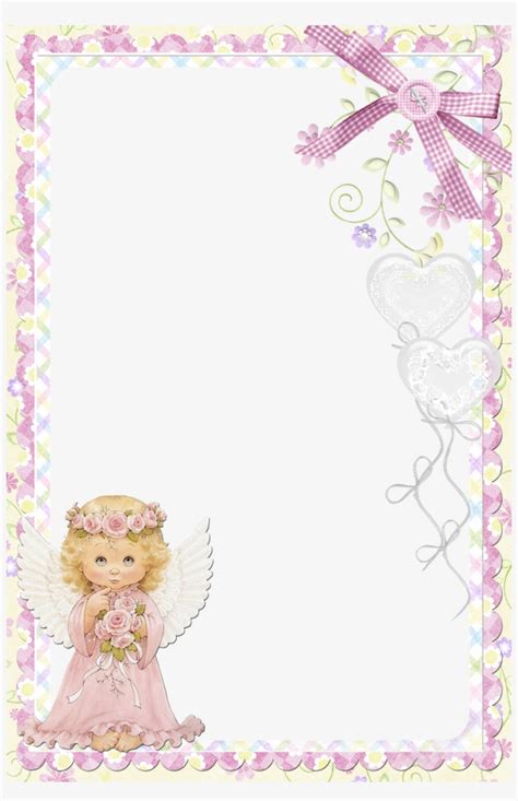 Frame Clipart Flower Frame Christening Picture Frames Marcos Para