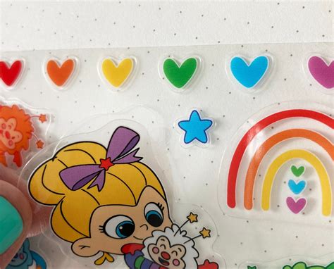 Rainbow Brite And Friends Transparent Waterproof Sticker Etsy