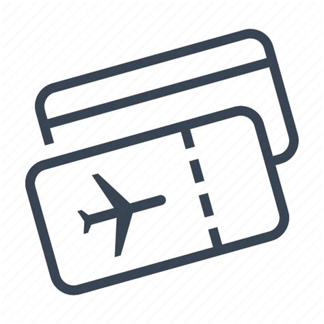 Boarding Pass Plane Ticket Icon