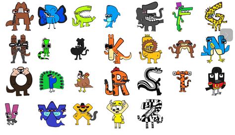 Our Animal Alphabet Lore Friends By Extranimals On Deviantart