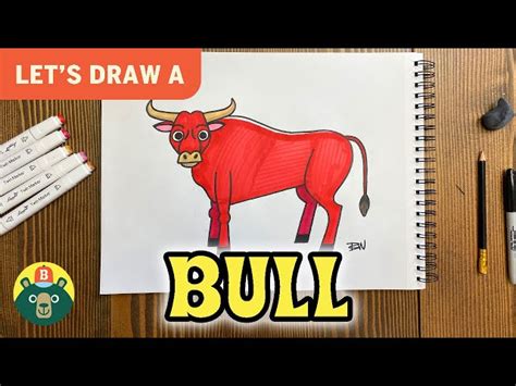How To Draw A Simple Bull