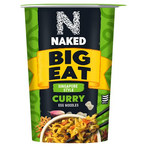 Naked Big Eat Singapore Style Curry Egg Noodles G Noodles Iceland Foods