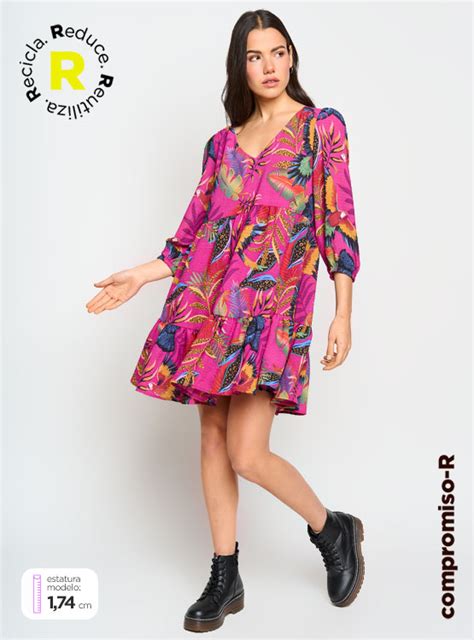 Ripley Vestido Corto Eppa Barbados Para Mujer