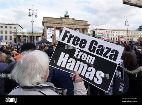 Berlin Solidaritätskundgebung am Brandenburger Tor GER Berlin