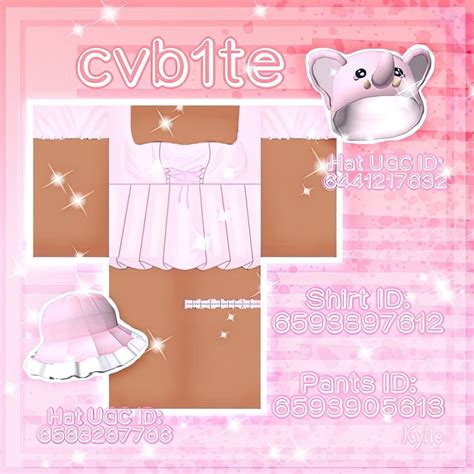 Detailed Kawaii Roblox Outfits With Matching Hats In Roblox My Xxx Hot Girl