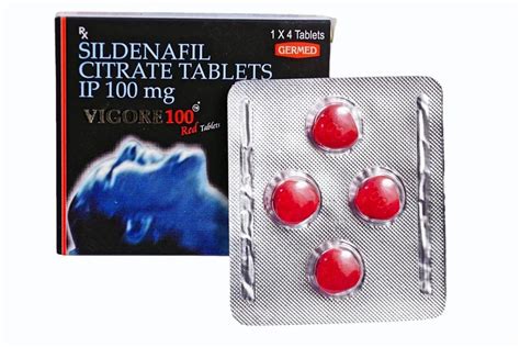 vigore sildenafil citrate tablets ip strength  mg  rs box