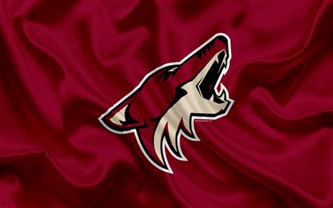 Download wallpapers Arizona Coyotes, hockey club, NHL, emblem, logo ...