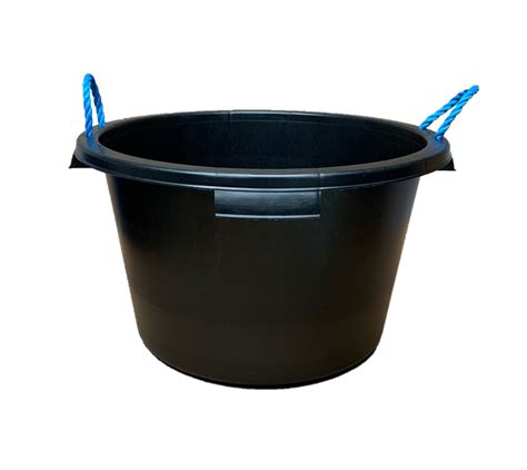 L Black Heavy Duty Plasterer Mixing Cement Muck Water Water Tub