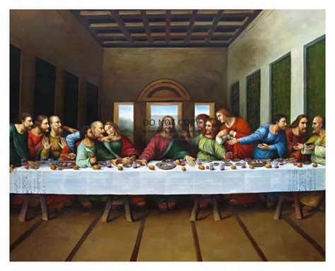 Jesus Christ The Last Supper By Leonardo Da Vinci Christian X Photo