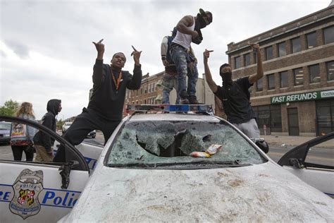 What led to the Baltimore riots?