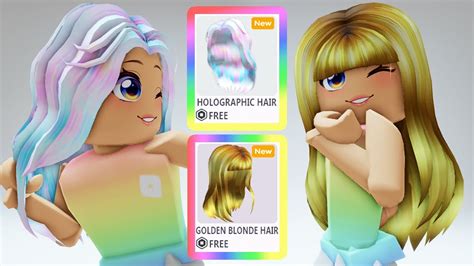 GET THESE 2 FREE HAIR NOW HOLOGRAPHIC GOLDEN BLONDE YouTube