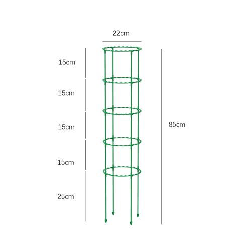 Tomato Growing Cage Garden Plant Support Stakes For Potted Plants Vines Pots Five Layer 85cm