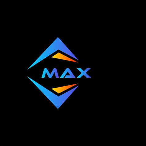 Max Abstract Technology Logo Design On Black Background Max Creative