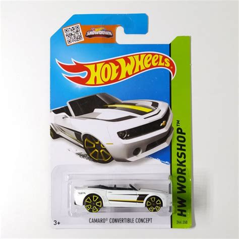 Hot Wheels Camaro Convertible Concept Branco Camaro Convers Vel Hw Workshop Shopee Brasil