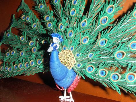 Павлин своими руками поделка - 85 фото
