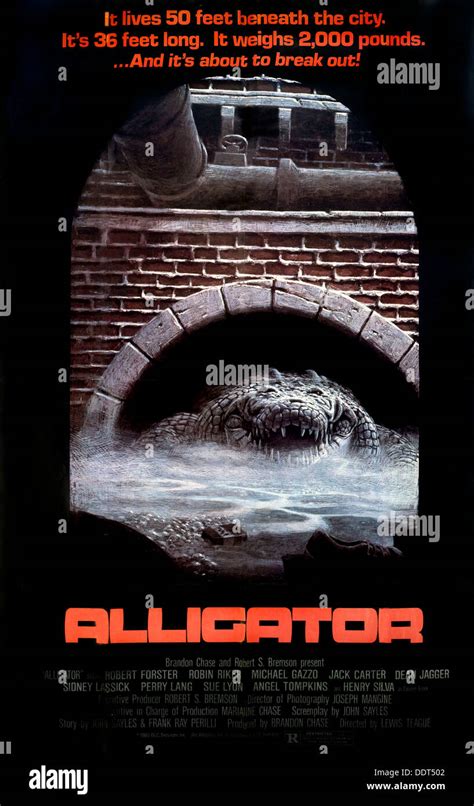 Alligator 1980 poster lewis teague hi-res stock photography and images ...