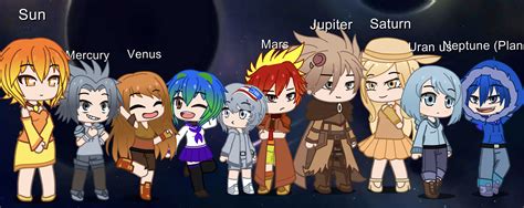 Solar System In Gacha Club V2 By Evanvizuett On Deviantart