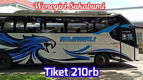 Bus Rajawali Wonogiri Sukabumi Jarang Di Expos YouTube