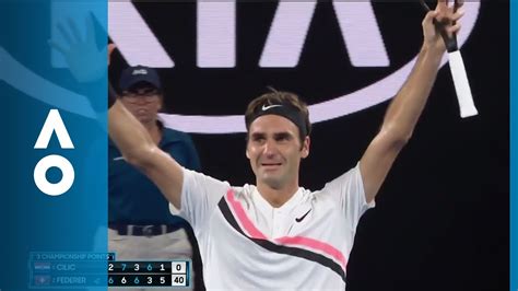 Match Point Roger Federer V Marin Čilić Mens Final Australian Open