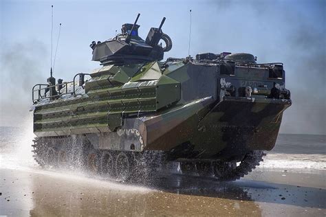 A Remotely Operated Unmanned Marine Corps Aav Is Taking California Beaches