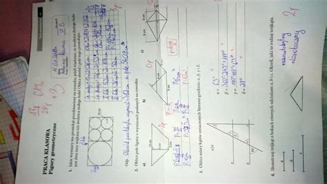 Sprawdzian Z Matematyki Klasa 7 Dzial 3 Figury Geometryczne Mądry