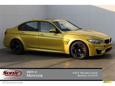 2015 Austin Yellow Metallic BMW M3 Sedan #100618861 | GTCarLot.com ...