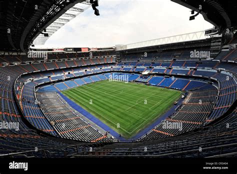 Estadio Santiago Bernabeu soccer stadium of the Spanish football club ...