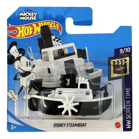 Carrinho Hot Wheels Mickey Mouse Disney Steamboat Mattel