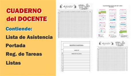 Cuaderno Del Profesor Completo Para Imprimir