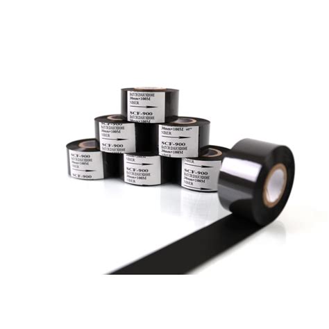 Scf Mm M Hot Foil Stamping Roll Black Coding Ribbons Hot