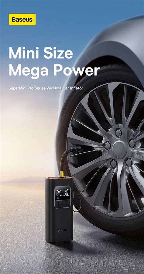 Насос Baseus SuperMini Pro Series Wireless Car Inflator купить в Минске